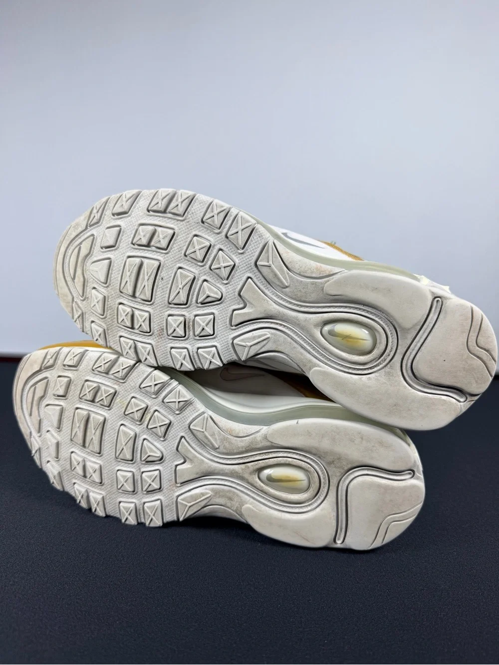 Nike Silver and Gold Women's Athletic Sneakers